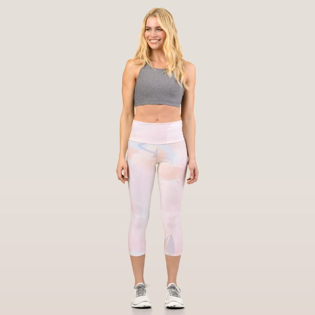 Blume Capri Leggings (Vorderseite)