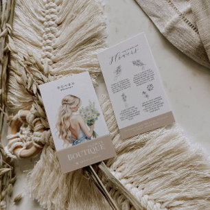 Blume Care Hang Tag Florist Card