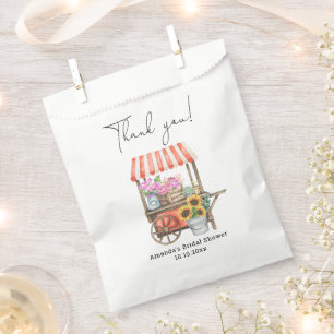 Blume Cart Brautparty Vielen Dank Geschenktütchen