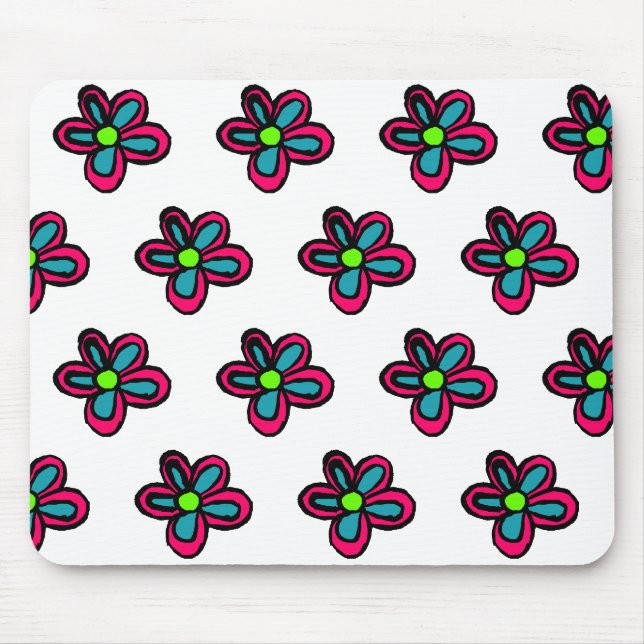 Blume Cartoon Statuette Mousepad (Vorne)