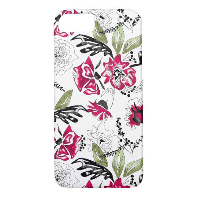 Blume Case-Mate iPhone Hülle (Rückseite)