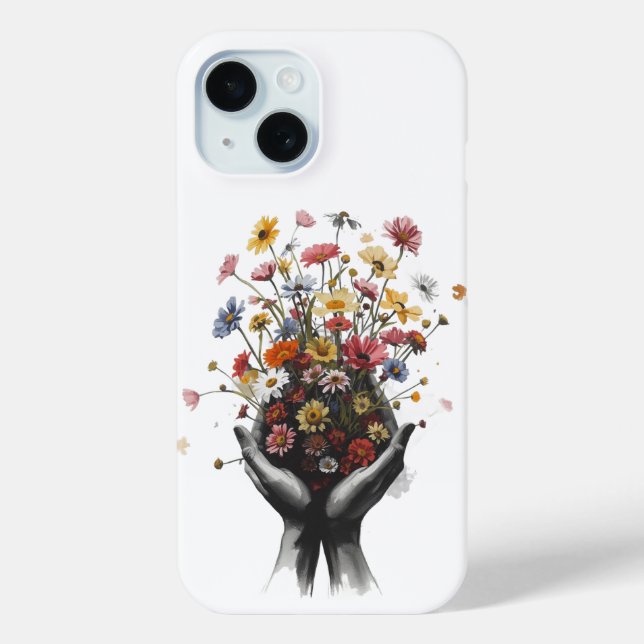 Blume Case-Mate iPhone Hülle (Rückseite)