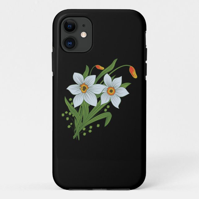 Blume Case-Mate iPhone Hülle (Rückseite)