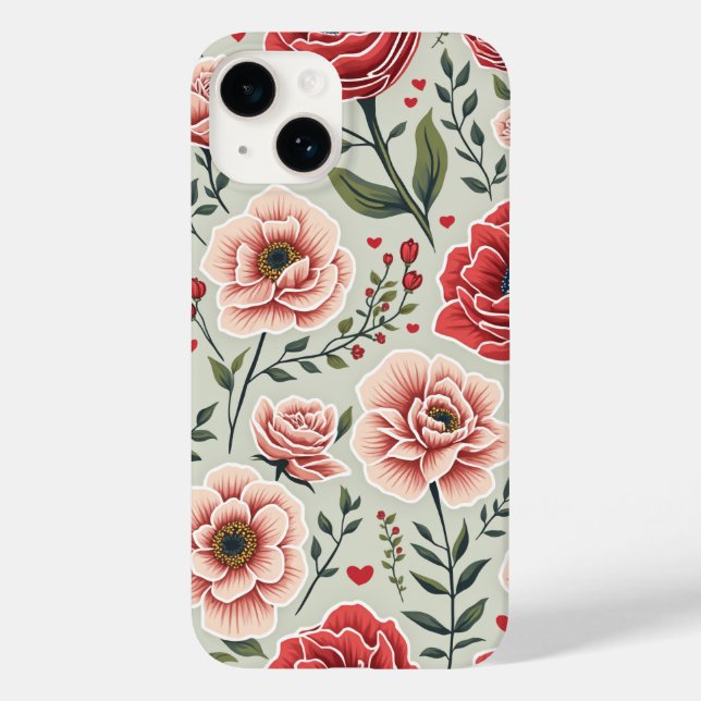 Blume Case-Mate iPhone Hülle (Rückseite)