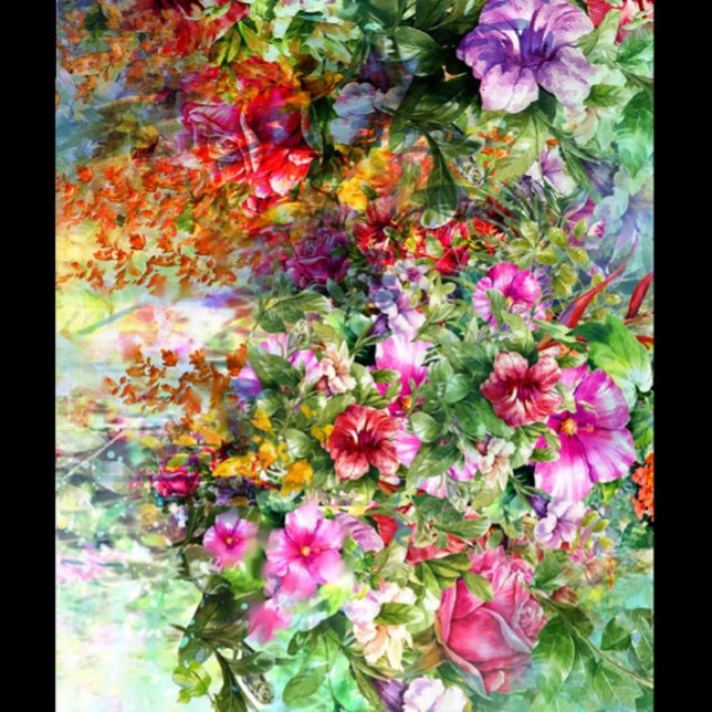 Blume Case-Mate iPhone Hülle (Watercolor painting of a variety of flowers, including roses, petunias, and other blossoms.)