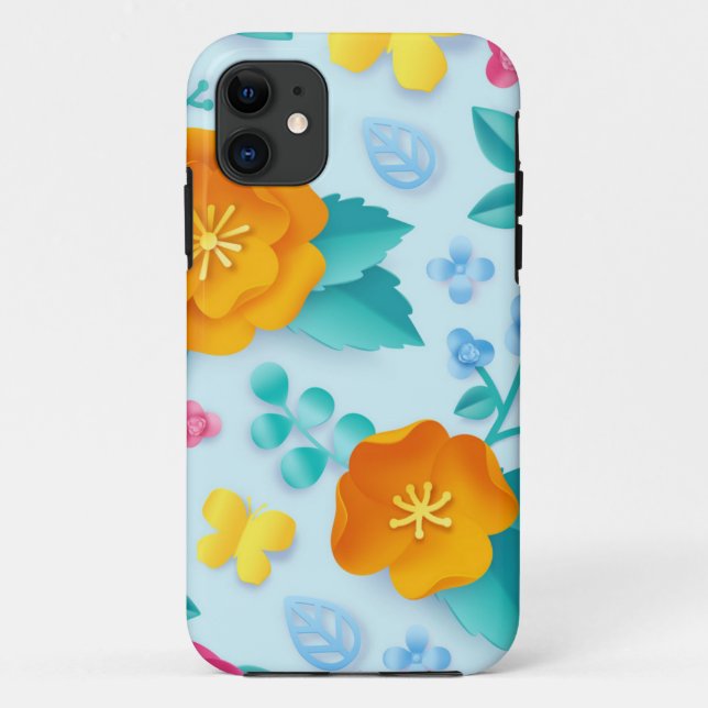 Blume Case-Mate iPhone Hülle (Rückseite)