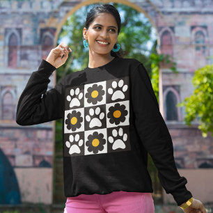 Blume Checked Paws Daisy Retro Sweatshirt