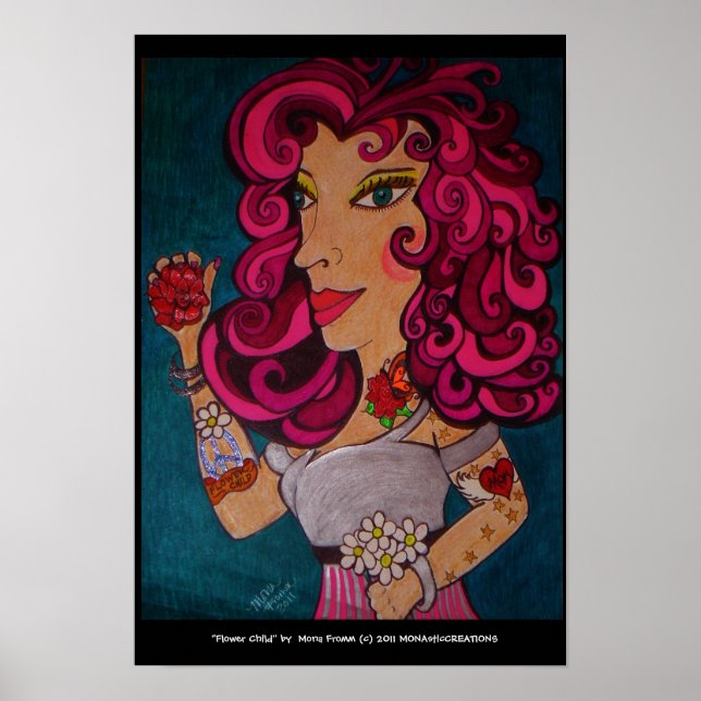 "Blume Child" Poster (Vorne)