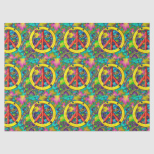 Blume Child Psychedelic Mixed Media Seidenpapier