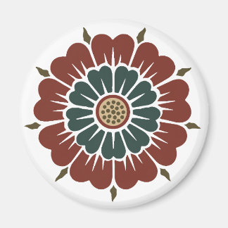 Blume Chinesisches Ornament Owen Jones asian pater Magnet