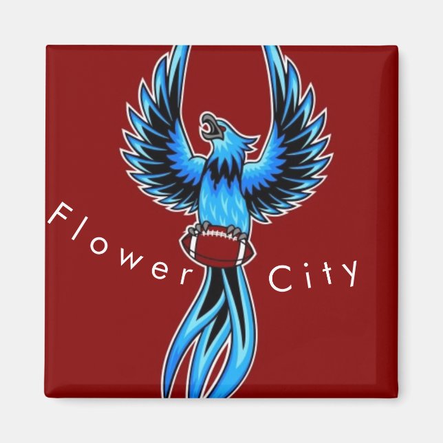 Blume City Phoenix Magnet (Vorne)