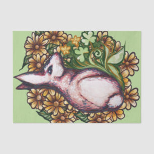 Blume Clover Rabbit Niedliche Kaninchen Sonnenkuns Seidenpapier