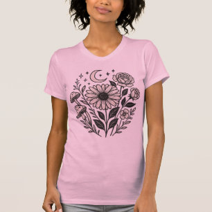 Blume Cluster Frauen Bella+Leinwand Slim Fit T - S T-Shirt