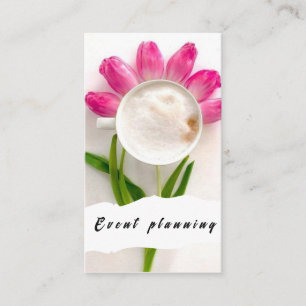 Blume Coffee Event Planning Moderne Visitenkarte