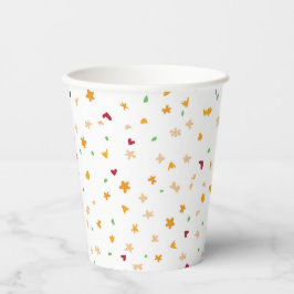 Blume Confetti Pappbecher