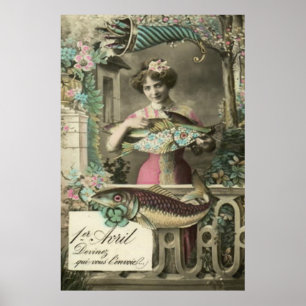 Blume Cornucopia Poisson d'avril Poster