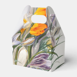 Blume Crocus Spring Botanische Blumenpracht Geschenkschachtel
