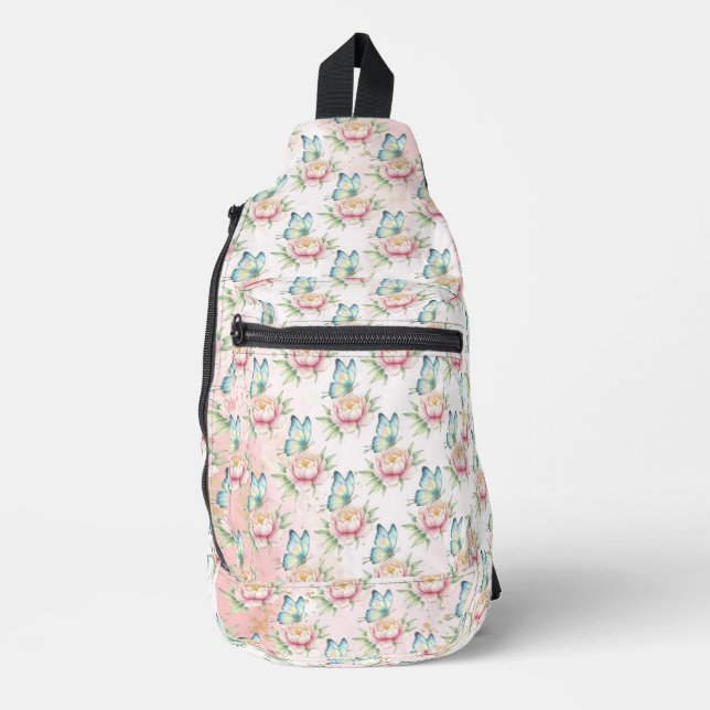 Blume Crossbody Bag (Vorderseite)