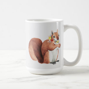 Blume Crown Forester Eichhörnchen Kaffeetasse