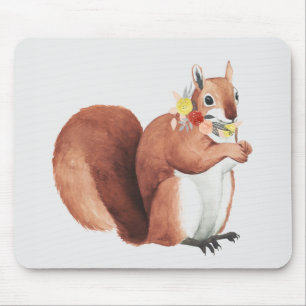Blume Crown Forester Eichhörnchen Mousepad