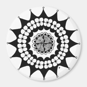 Blume Crown Zen Mandala Magnet