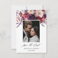 Blume Dahlia Bunch Save the Date