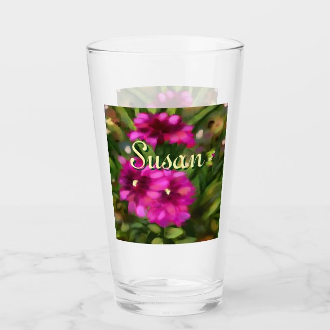 Blume Dahlia Glas (Vorderseite)