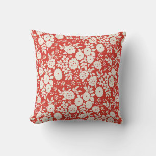 Blume Daisy Vintag Gray Muster Kissen Kissen