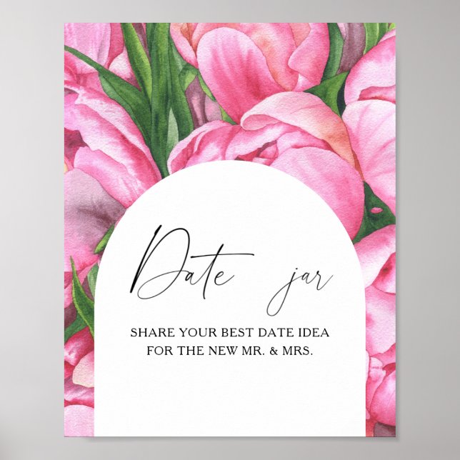 Blume - datiert Nachtgedanken. Date Jar Bridgame Poster (Vorne)