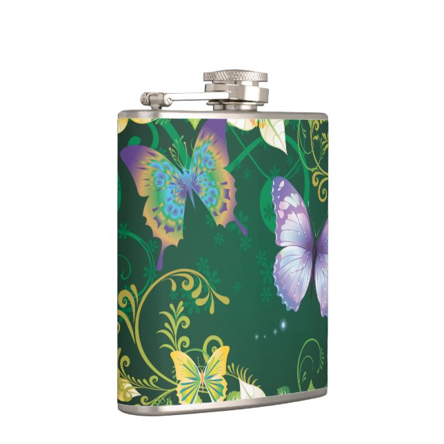 Blume Decke 4 WrappedFlask Flachmann (Rechts)
