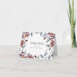 Blume Deco Plum Watercolor Vielen Dank Dankeskarte