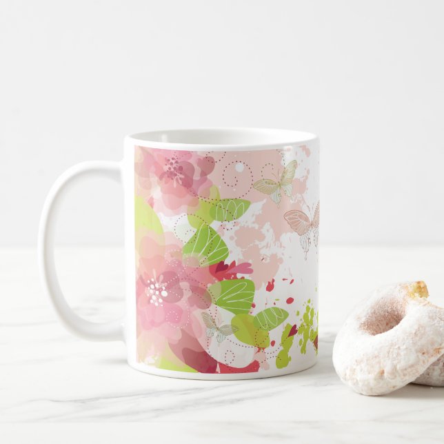 Blume Decor 16 Tasse (Mit Donut)