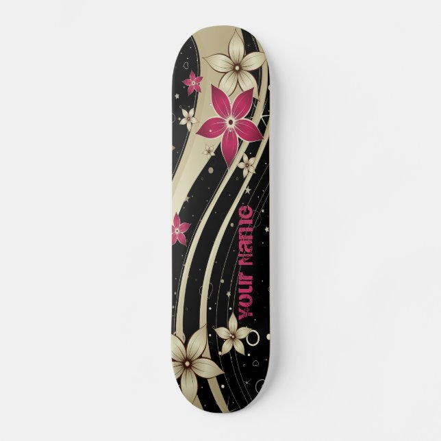 Blume Decor 19 Skateboard (Vorderseite)