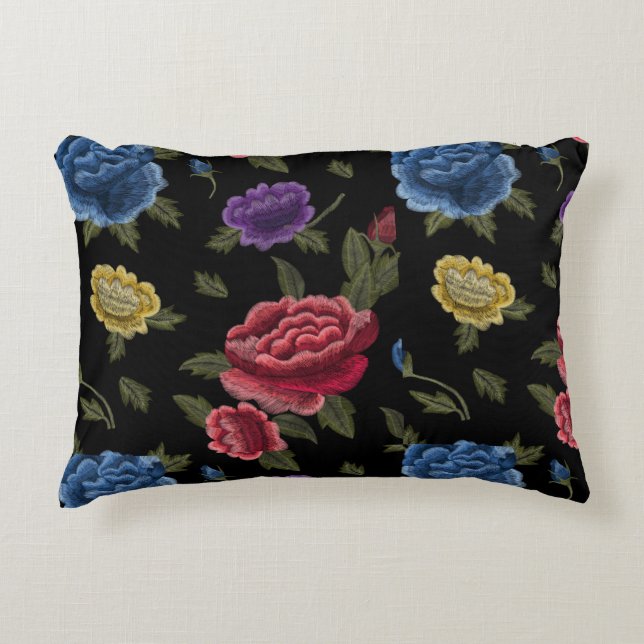 Blume Dekokissen (Vorderseite)