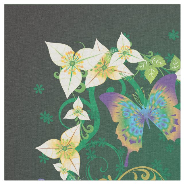 Blume Dekoration 4 Benutzerdefiniertes Gewebe Stoff (Nahaufnahme)