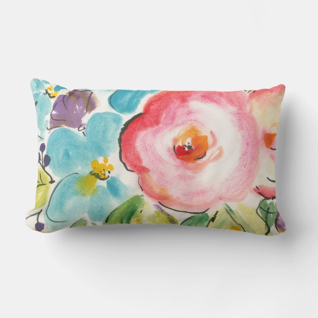 Blume Delight II Lendenkissen (Vorderseite)