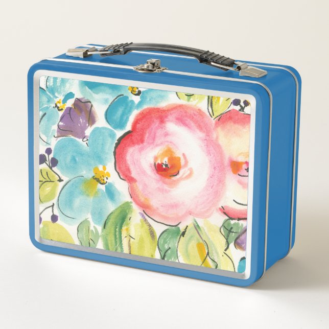 Blume Delight II Metall Lunch Box (Vorderseite)