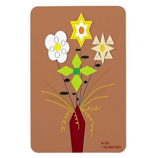 "Blume Delivery" 4 x 6 Magnet für flexibles Foto (Vertikal)