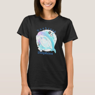 Blume Delphine Tagesfeier Grundschule Ut Spir T-Shirt