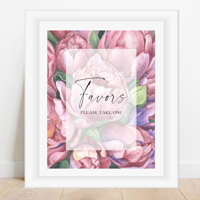 Blume der Aquarellfarben - Brautfavoriten, bitte n Poster (Von Creator hochgeladen)