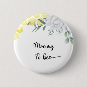 Blume der Biene. werdende Mutter  Button