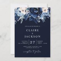 Blume der Blue Wedding Navy