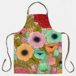 Blume der Blumenmalerei Künstler Pip Gerard Schürze