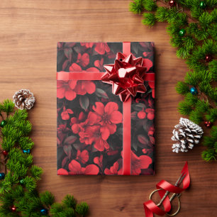 Blume der coolen Rose Naturschutzpapier Geschenkpapier