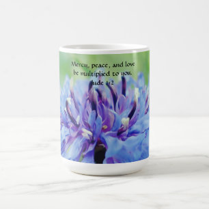 Blume der Faith Jude Blue Blume Tasse