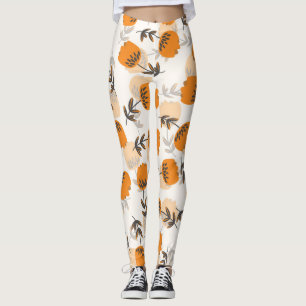 Blume der Folkkunst skandinavischer Stil Leggings