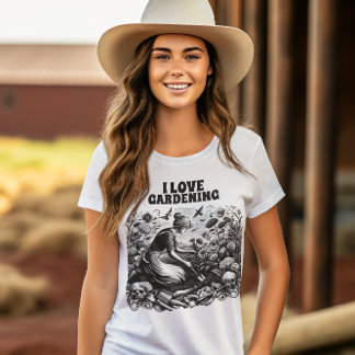 Blume der Garden Lady T-Shirt