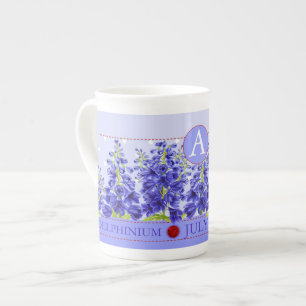 Blume der Geburt und Gem Juli Knochen-China Tasse