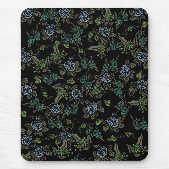 Blume der grünen Erde Mousepad (Vorne)