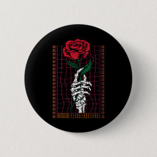 Blume der Handarbeit Gothic Style Button